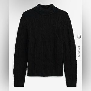 Express Black Turtleneck Sweater